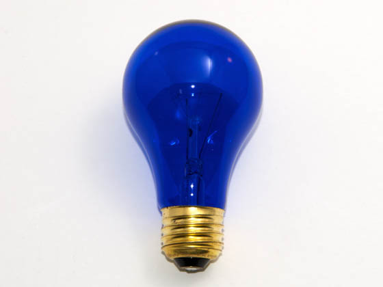 Bulbrite B105325 25A/TB 25W 120V A19 Transparent Blue E26 Base