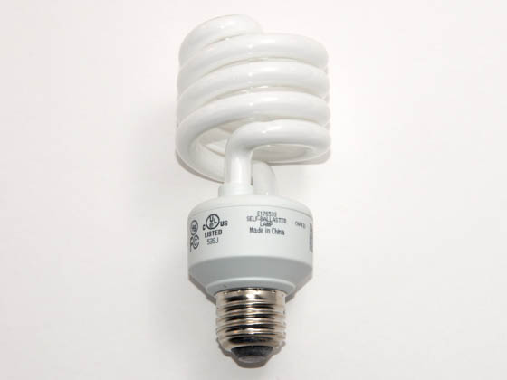 Greenlite Corp. G387011 23W/ELS-M/41K (Mini) 100 Watt Incandescent Equivalent, 23 Watt, 120 Volt Cool White Spiral CFL Bulb
