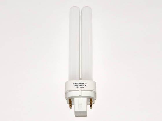 Greenlite Corp. G163011 13W/Q/4P/35K 13 Watt 4-Pin Neutral White Quad/Double Twin Tube CFL Bulb
