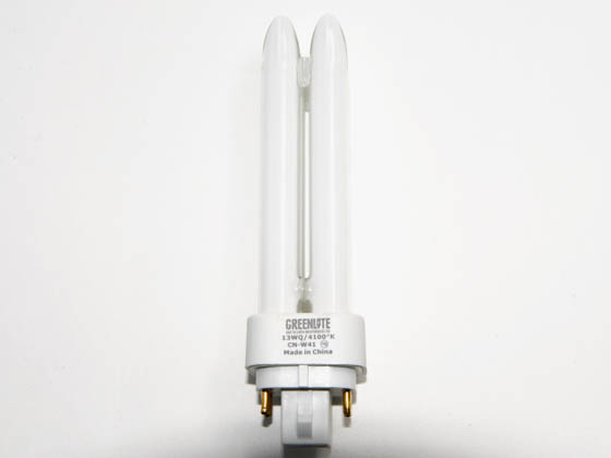 Greenlite Corp. G144102 13W/Q/4P/41K 13 Watt 4-Pin Cool White Quad/Double Twin Tube CFL Bulb