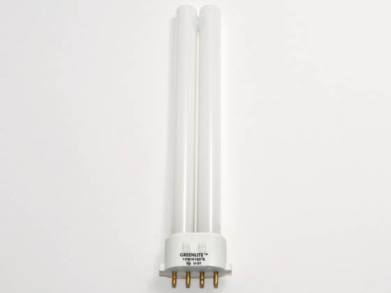 Greenlite Corp. G134325 PL13/4P/41K (4 pin) Discontinued 13 Watt 4-Pin Cool White Single Twin Tube CFL Bulb