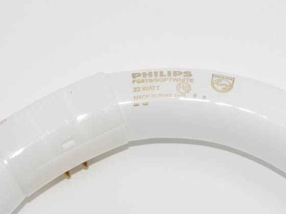 Philips Lighting 392225 FC8T9/Soft White/22W/8in. Philips 22W 8in Diameter T9 Soft White Circline Bulb