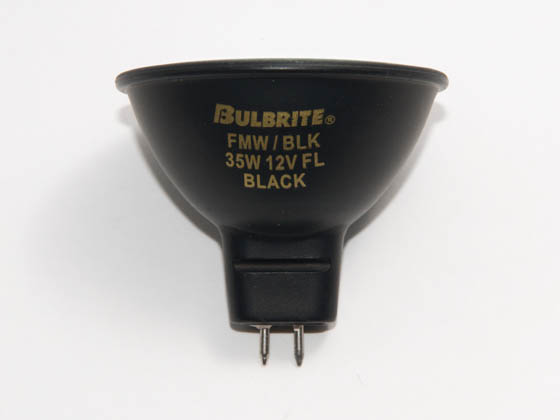Bulbrite B638350 FMW/BLK  (12V, 3000 Hrs) 35W 12V MR16 Halogen Flood FMW Bulb