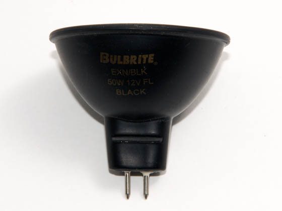 Bulbrite B638500 EXN/BLK (12V, 3000 Hrs) 50 Watt, 12 Volt MR16 Halogen Flood EXN Bulb