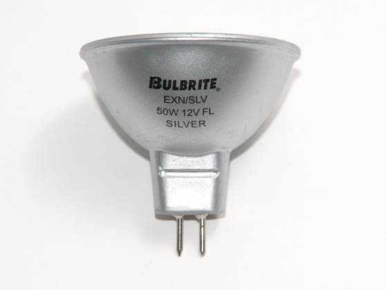 Bulbrite B638501 EXN/SLV (12V, 3000 Hrs) 50W 12V MR16 Halogen Flood EXN Bulb