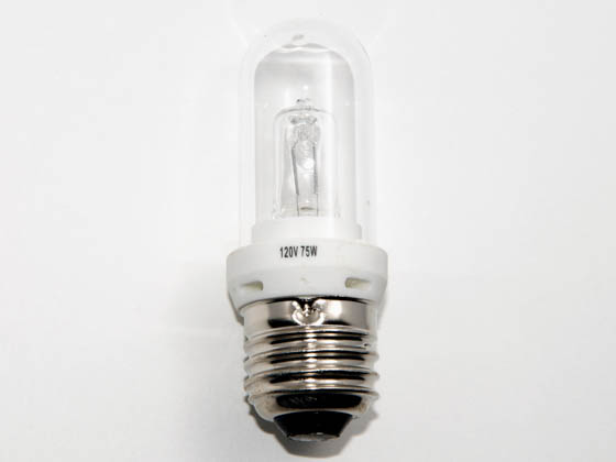 Bulbrite B614076 Q75CL/EDT 75W 120V T8 Clear Halogen Bulb