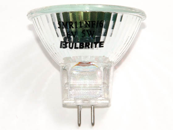 Bulbrite B642065 5MR11NF/6 (5W, 6V) 5W 6V MR11 Halogen Narrow Flood Bulb
