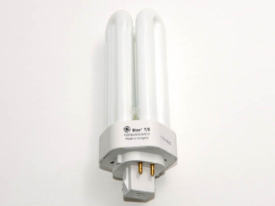 GE GE34406 F26TBX/SPX35/A/4 (4-Pin) 26 Watt, 4-Pin Neutral White Triple Twin Tube CFL Bulb