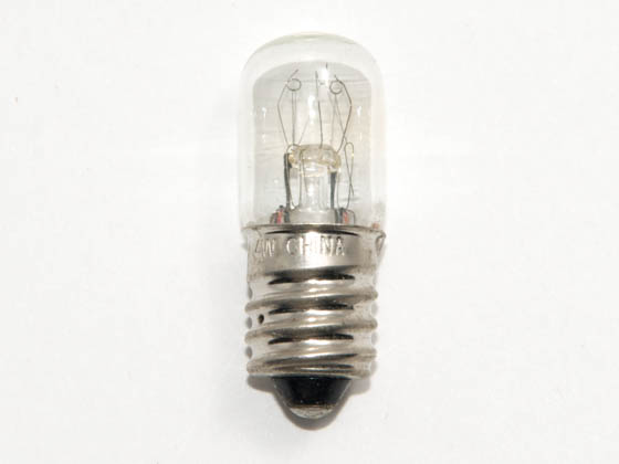 CEC Industries C4T4 1/2-120V-1 3/8 4T4 1/2-120V-1 3/8 CEC 4 Watt, 120 Volt T4.5 Clear Miniature Tube Bulb