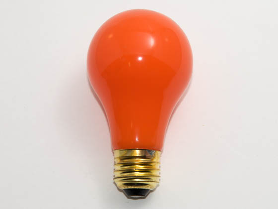 Bulbrite B106540 40A/CO 40W 120V A19 Ceramic Orange E26 Base