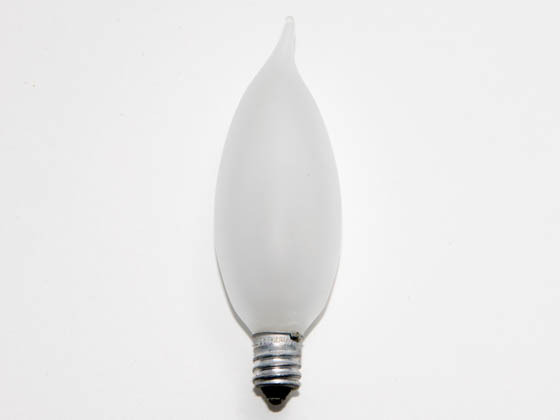 Philips Lighting 168096 BC40BA9C/F/LL (120V) Philips 40W 120V Frosted Bent Tip Long Life Decorative Bulb, E12 Base