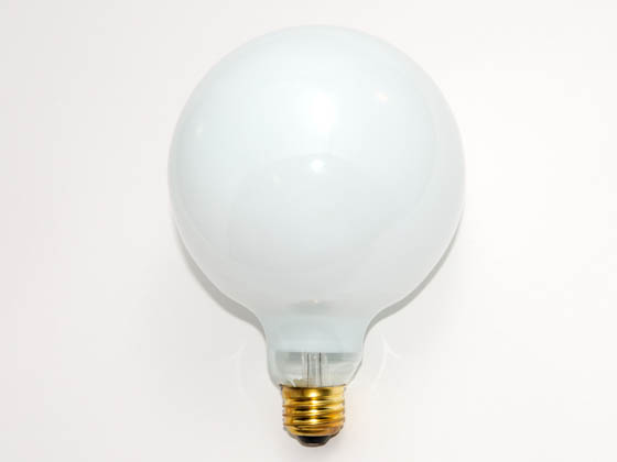 Bulbrite B350025 25G40WH (120V) 25W 120V G40 White Globe Bulb, E26 Base