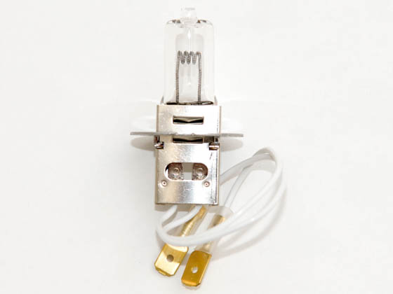 Narva 6117 6117LL 6.6 Amp, 200 Watt Prefocus Halogen Airfield Lamp with Pk30d base and FLAT MALE Cable Connectors