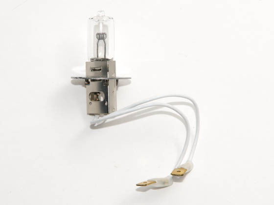 Narva 6313 6313LL 6.6 Amp, 200 Watt Prefocus Halogen Airfield Lamp with Pk30d Base and FLAT MALE Cable Connectors