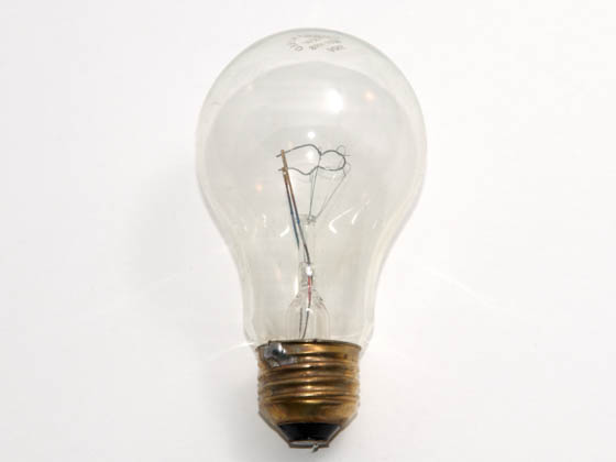 Advanced Lamp Coatings 100A19/CL (Safety) 100 Watt, 130 Volt A19 Clear Safety Coated Bulb