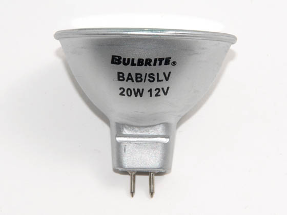 Bulbrite B638221 BAB/SLV  (12V, 3000 Hrs) 20W 12V MR16 Halogen Flood BAB Bulb