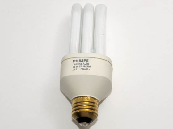 Philips Lighting 130773 SLS 20  UNIVERSAL Philips 20W Warm White Triple Twin Tube CFL Bulb, E26 Base