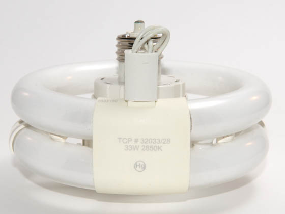 TCP TEC17033L 17033L Four PC KIT 33 Watt Warm White Double-Stacked T6 Circline Lamp KIT*