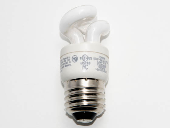 TCP TEC28902 2 Watt Spiral Lamp (Medium Base) 15 Watt Incandescent Equivalent, 2 Watt, 120 Volt Warm White Spiral CFL Bulb