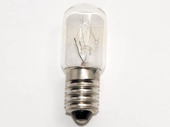 Bulbrite B715002 8T5.5/60 (60V, E14 Base) 8W 60V Clear T5 Appliance, Amusement Bulb, European E14 Base