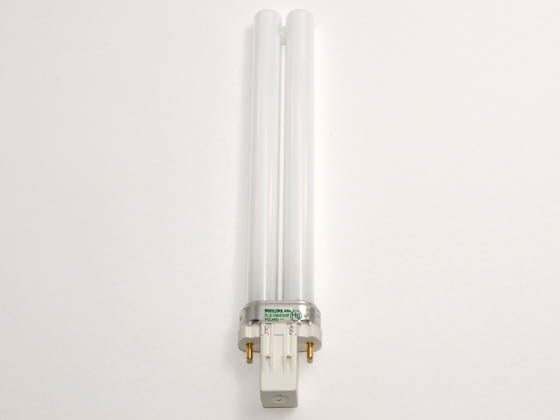 Philips Lighting 146837 PL-S 13W/830/2P/ALTO Philips 13W 2 Pin GX23 Soft White Single Twin Tube CFL Bulb