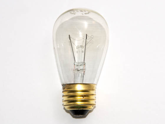 Philips Lighting 138305 11S14 (120-130V) Philips 11W 120V S14 Clear Sign or Indicator E26 Base