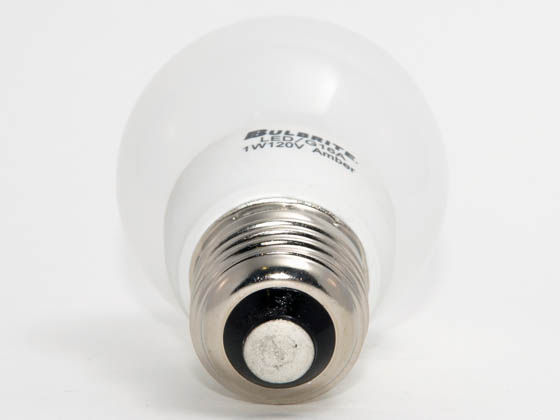 Bulbrite B770164 LED/G16A (Amber) 1 Watt, 120 Volt Amber G16 LED Bulb