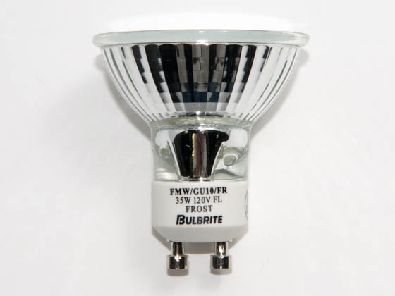 Bulbrite B620137 FMW/GU10/FR (Frosted) 35W 120V MR16 Frosted Flood Bulb