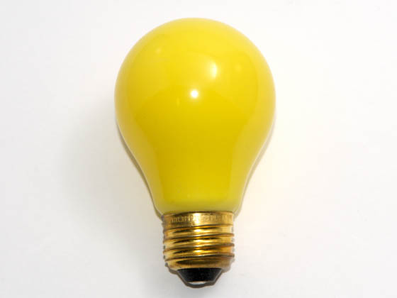 Philips Lighting 141580 25A/Y (DISCONTINUED) Philips 25 Watt, 120 Volt A19 Yellow Bulb