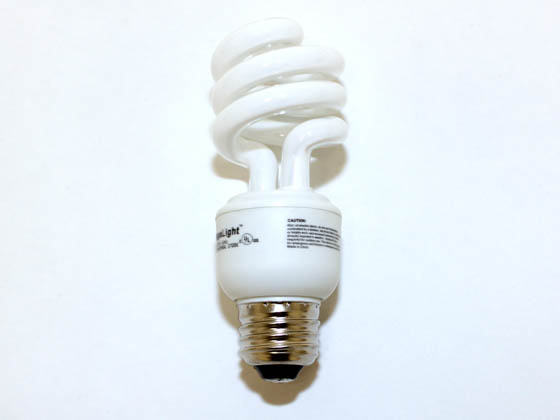 Megalight, Inc. S28013-2700 13W/2700K Spiral 60W Incandescent Equivalent, ENERGY STAR Qualified.  13 Watt, 120 Volt Warm White CFL Bulb