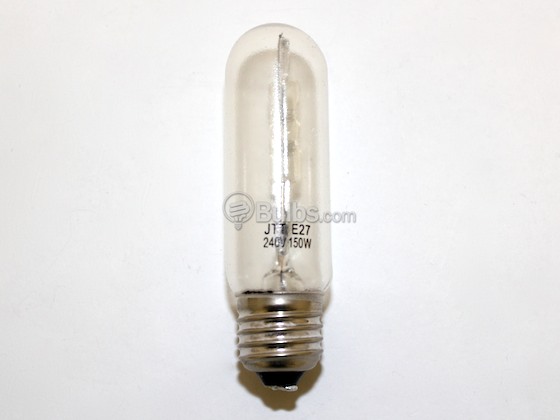 Higuchi GSS13945 150W240VE27JTT (240V, Safety) 150 Watt, 240 Volt JTT (European Style) Halogen Safety Coated Clear Bulb with EUROPEAN Medium Base (E27). WARNING:  THIS BULB IS NOT TO BE USED NEAR LIVE BIRDS.
