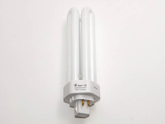 GE GE46312 F42TBX/827/A/4P/EOL (4-Pin) 42 Watt, 4-Pin Very Warm White Triple Twin Tube CFL Bulb