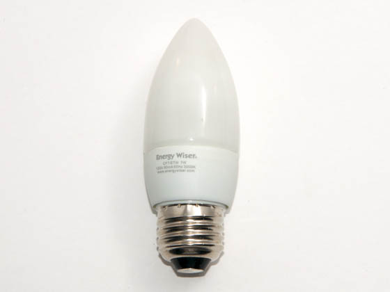 Bulbrite B513107 CF7/ETW (Medium Base) 40 Watt Incandescent Equivalent, 7 Watt, 120 Volt Torpedo CFL Bulb