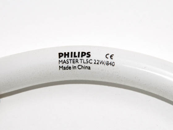 Philips Lighting 166009 TL5C 22W/840 (FC9T5/841) Philips 22W 9in Diameter T5 Cool White Circline Bulb