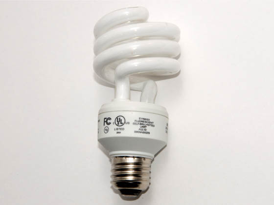Greenlite Corp. G375056 20W/ELS-M/Z/50K Discont'd 75 Watt Incandescent Equivalent, 20 Watt, 120 Volt Bright White Spiral CFL Bulb