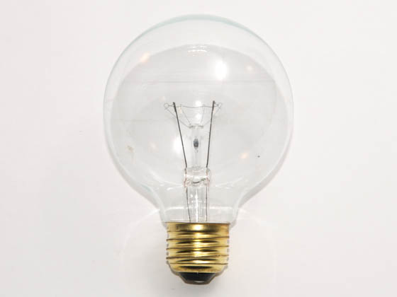 Bulbrite B331040 40G25CL3 (130V) 40W 130V G25 Clear Globe Bulb, E26 Base