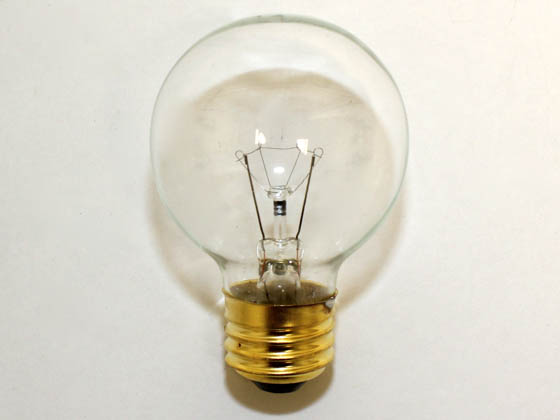 Bulbrite B321025 25G19CL (125V) 25W 125V G19 Clear Globe Bulb, E26 Base