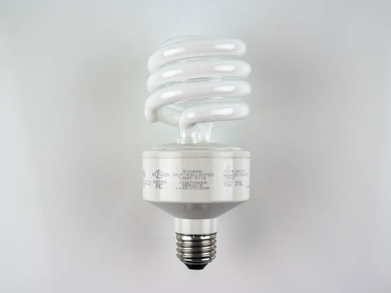 TCP TEC28927277 TCP 28927277 27W 277V Warm White Spiral CFL Bulb, E26 Base