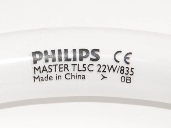 Philips Lighting 148569 TL5C 22W/835 (DISC w/o Sub) Philips 22 Watt, 9" Diameter Neutral White T5 Circline Bulb
