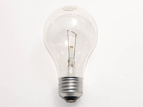 Philips Lighting 214528 57A/CL/LL/TP (120V) Philips California Approved 57 Watt, 120 Volt A19 Clear Long Life Bulb