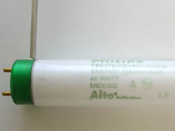Philips Lighting 204206 FB32T8/ADV830/6/XEW/ALTO 25W Philips 25 Watt, 6 Inch Gap T8 Warm White UBent Fluorescent Bulb