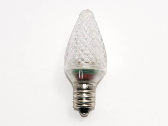 Bulbrite B770171 LED/C7C (Clear) 0.6W Clear C7 Holiday LED Bulb