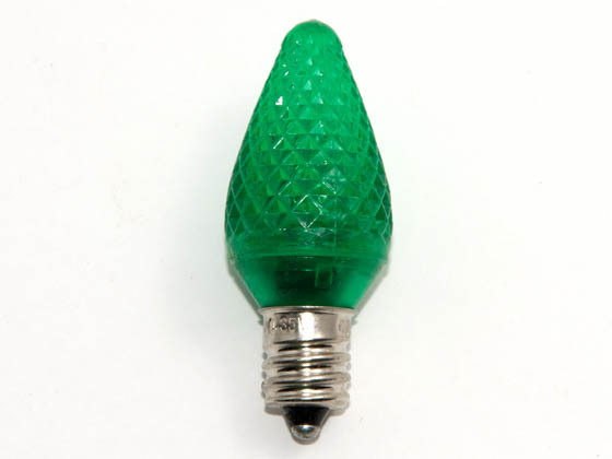 Bulbrite B770174 LED/C7G (Green) 0.35W Green C7 Holiday LED Bulb