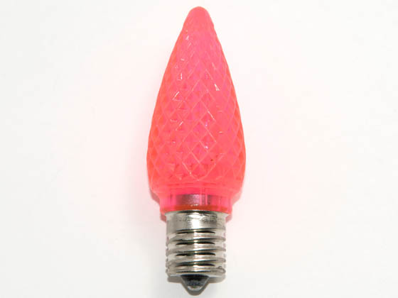 Bulbrite B770196 LED/C9P (Pink) 0.6W Pink C9 Holiday LED Bulb