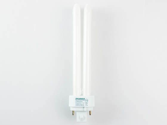 Sylvania SYL20722 CF26DD/E/830/ECO (4-Pin) 26 Watt, 4-Pin Warm White Double Twin Tube CFL Bulb