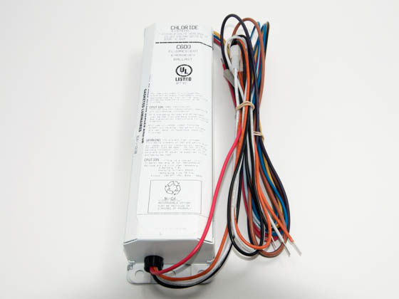 Chloride C600 600 Lumen, One Lamp, 90 Minute Fluorescent Lamp Emergency Ballast