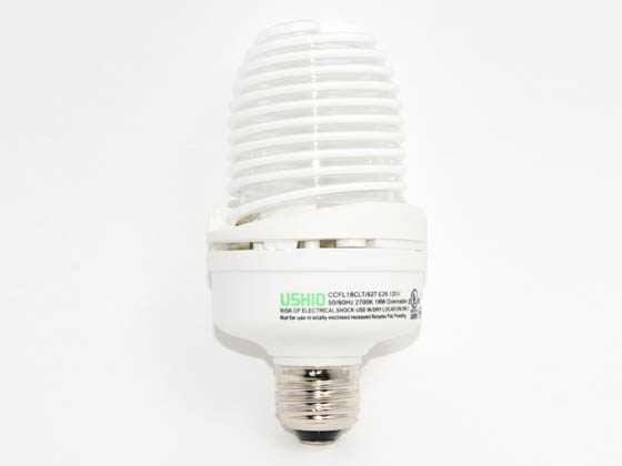 Ushio U3000513 CF18/CLT/2700/E26 75 Watt Incandescent Equivalent 18 Watt, Cold Cathode Coil Lamp