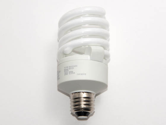 TCP TEC40123-41 23W Spiral CFL (Dimmable, 4100K) 100W Equivalent, 23 Watt, 120 Volt Dimmable Cool White Spiral CFL Bulb.