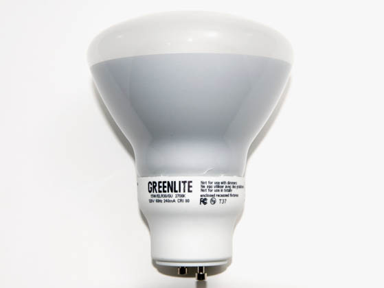 Greenlite Corp. G352071 15W/ELR30/GU/41K (DISC w/o Sub) 60 Watt Incandescent Equivalent, 15 Watt, Cool White GU24 Reflector Style Compact Fluorescent Lamp