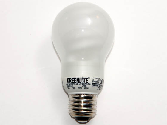 Greenlite Corp. G361172 14W/ELX/1/27K 60 Watt Incandescent Equivalent, 14 Watt, 120 Volt A-Style CFL Bulb